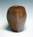 9_121 5-inch Salt-fired Stoneware Rock Vase